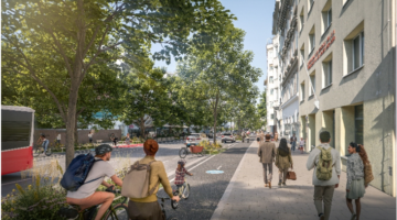 Visualisierung Landstraßer Hauptstraße Herz Jesu Kirche